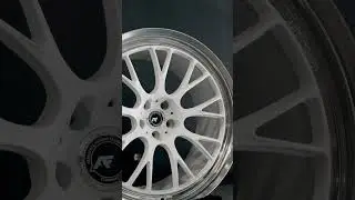 Artforged Technica Wheels &mdash; AFT-3R MGARD Satin White with Forged Center Cap in Champion&nbsp;Gold&nbsp;Accent