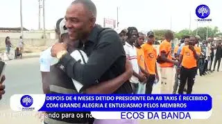 DEPOIS DE 4 MESES DETIDO PRESIDENTE DA AB TAXIS &Eacute; RECEBIDO COM GRANDE ALEGRIA E ENTUSIASMO