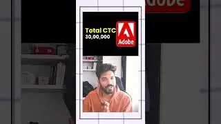My First Tech Job Salary at 21 years old Adobe💰🚀 #firstsalary #softwareengineer #adobe #coding