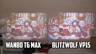 Wanbo T6 Max vs BlitzWolf VP15 + Xiaomi TV Stick 4K = Which is the best projector for $250?