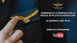 Consegna delle Aquile di Pilota di aeroplano agli allievi del 1° Corso dell'Accademia Aeronautica