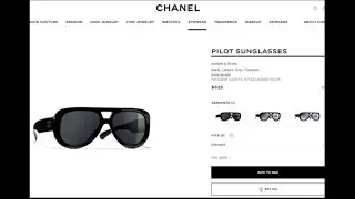 Chanel Pilot Sunglasses