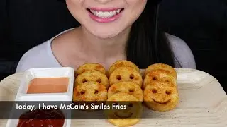 ASMR SMILE FRIES (SOFT EATING SOUNDS) MUKBANG *NO TALKING* | wendyasmr