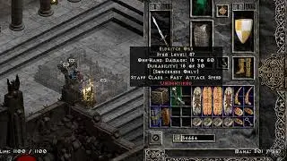 Diablo 2 - Eschuta's Temper Drop - Holy Grail (334 out of 502) - Good Item
