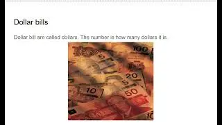 Canadian money (coins and dollar bills) for K 2