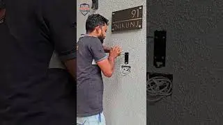 Hikvision IP Video Door Phone Installation by Yendra Techno Solution #hikvision #bangalore #security