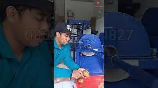 Testing and Working of Potato Chip Cutting Machine 1