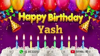 Yash Happy birthday To You - Happy Birthday song name Yash 🎁