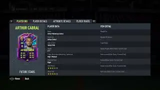 87 Arthur Cabral Future Stars SBC FIFA 22
