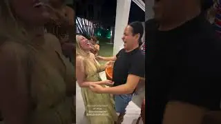 Tati Girl encontrando Berg Rabelo e Silvania na casa de Xand avi&atilde;o