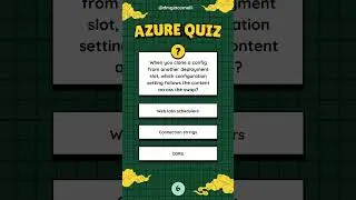 Azure Quiz 12 #azure #cloudcomputing #shorts