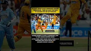 When Sachin Gave Brad Hogg a Savage Reality Check 💯😎