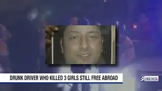 Drunk driver who killed 3 girls still free abroad