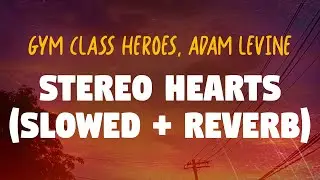 Gym Class Heroes  - Stereo Hearts ft. Adam Levine (Slowed+Reverb) | Lyrics