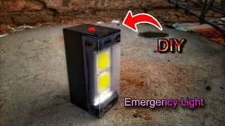 How to Make Powerful Emergency Light || DIY  Rechargeable Emergency Light