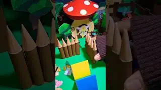Безопасная база в 99 ночей в лесу | Roblox Paper Diy #Roblox