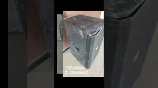 Box tupu za speaker single Mid inch 15 moja 120,000/= 0713533662.
