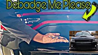 Удаление шильдика с моего Dodge Charger RT 2019 года | Быстро и просто