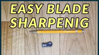 How to easy sharpen a pencil sharpener blade II