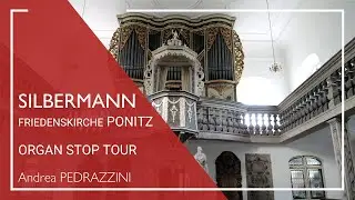 Demonstration & Stop Tour of the Silbermann Organ in Ponitz (1737) - Andrea Pedrazzini