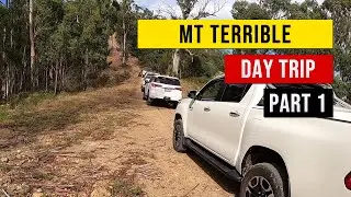 Part 1 Mt Terrible with Territory Adventra Forester X-TRAIL Fortuner Hilux FJ Cruiser