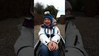 In het treintje voor Max