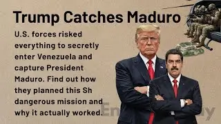 Trump Catches Maduro || 🇺🇸🇻🇪 Learn English Through Story Level 2 || Graded Reader 🎧