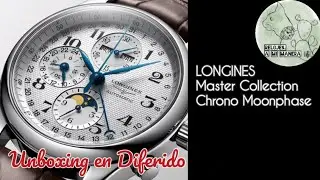 Longines Master Collection Chrono Moonphase. Delayed Unboxing in SPANISH. Castell&oacute;n.