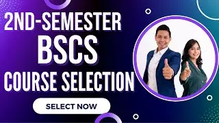 Help /Guideline/ Course Selection for BSCS Second Semester || Course Selection for BSCS ||