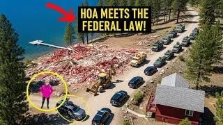 HOA Demolished My Lake Cabin for “Not Paying HOA Fees” — Too Bad My Whole Family are Federal Agents!