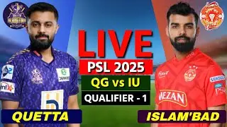 PSL Live: IU vs QG, 1st Qualifier | Scores & Commentary | Islamabad vs Quetta