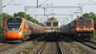 🔥 High Speed Corridor 130 Vs 110 Kmph Action GITANJALI + COROMANDEL + HUMSAFAR Express 