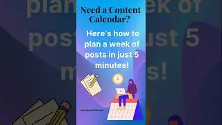 How to make Social Media content Calendar tips.  #content #contentcalendar #socialmediamarketing