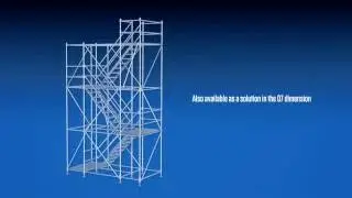 RINGSCAFF Stair tower by Scafom-rux