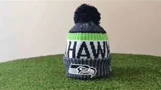 Seattle Seahawks NFL 2017/18 Sideline Official Sport Knit New Era sapka