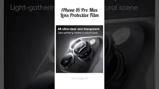 iPhone 16 Pro Max Benks King Kong Series Corning Single Metal Lens Protective Film