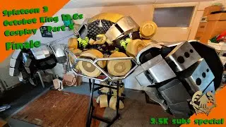 The BIGGEST Splatoon 3 cosplay ever! - Octobot L3.Gs Cosplay | Painting and assembly