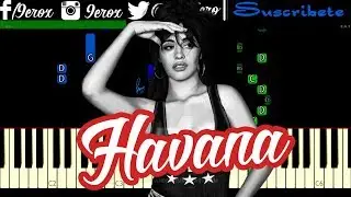 Camila Cabello - Havana, Piano Tutorial