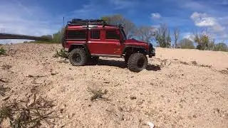 TRAXXAS TRX-4 DEFENDER in SAND