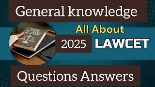 LAWCET 2025 GK Questions & Answers | Top 50 General Knowledge for Law Entrance Exam || AK Star Quiz,