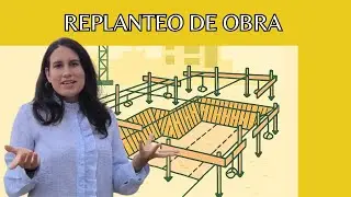 REPLANTEO de una OBRA // SISTEMA y ELEMENTOS que lo componen