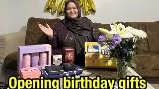 Opening birthday gifts/shopping and making chicken Chapli kabab &fitters #travel #foodie #blessings 