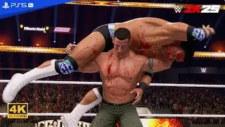 WWE 2K25 – Джон Сина против Рока | Без правил | ПОЛНЫЙ МАТЧ [PS5™ Pro 4K60]