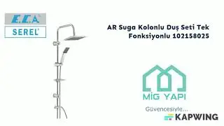 AR Suga Kolonlu Duş Seti Tek Fonksiyonlu