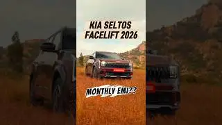 Kia Seltos Facelift 2026😱 TOP MODEL Monthly EMI OPTIONS REVEALED ⁉️🔥😍 #seltosxline #seltos