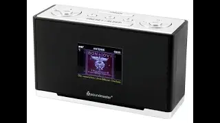Soundmaster UR240SW DAB+ UKW Radiowecker mit Dualalarm und Farbdisplay