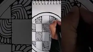 Very Simple Colorful drawing tutorial - #shorts #jkr360 #satisfying #drawing #tutorial #zentangle
