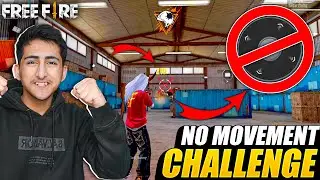 Lone Wolf But No Movement😍😨Challenge 1X1 - Garena Free Fire