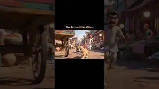 The Brave Little Kitten 🐱 | Realistic Cartoon Short Story | Emotional Kids Video