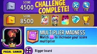 Match Masters Perfect Heist solo Challenge Multiplier Madness BIGGER BOARD 8500 Score || PaGaL GaMeR